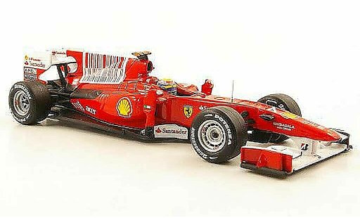 Ferrari F1 F2010 1/43 Hot Wheels Elite 0 No.7 F.Massa GP Bahrain (Elite) miniature