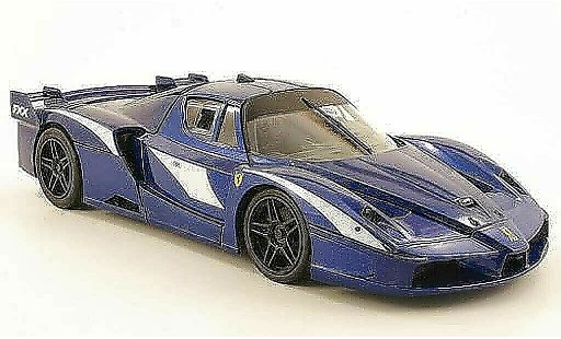 Ferrari Enzo FXX 1/18 Hot Wheels evoluzione bleu miniature