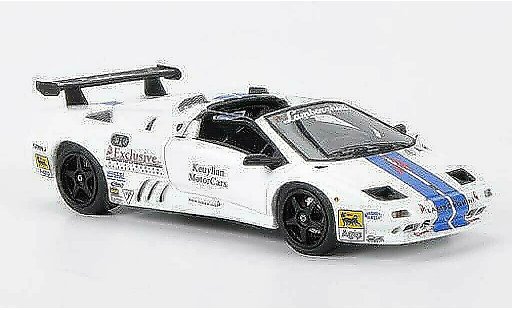 Lamborghini Diablo VT 1/43 Look Smart blanche/bleu miniature
