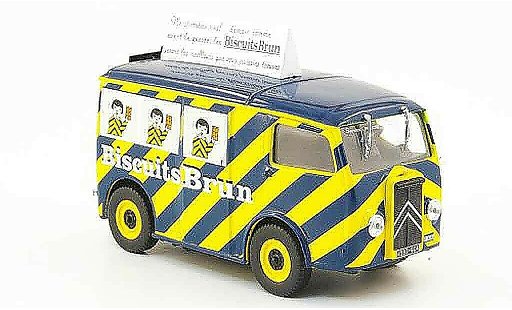 Citroen TUB Fourgonnette 1/43 IXO biscuits brun miniature