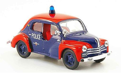 Renault 4CV Base 1/43 IXO police de monaco miniature