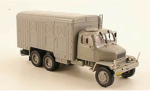 Praga V3S Kasten 1/43 Abrex fourgon grise miniature