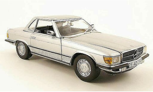 Mercedes 350 Base 1/18 Sun Star (r107) hardtop grise metallized 1977 miniature