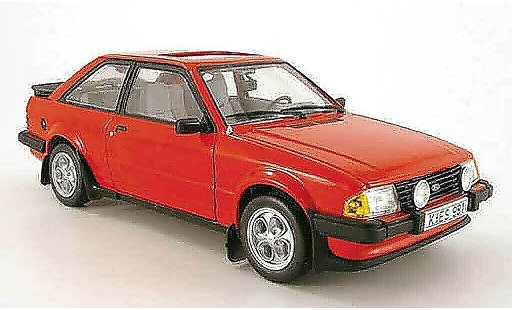 Ford Escort XR3i 1/18 Sun Star rouge 1983 miniature