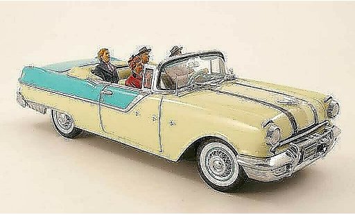 Pontiac Star Chief Convertible 1/18 Sun Star Cabriolet beige/mint 1955 miniature