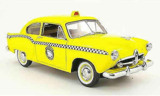 Kaiser Henry Taxi Base 1/18 Sun Star j uptown cab company jaune 1951 miniature