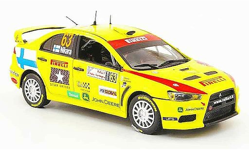 Mitsubishi Lancer Evolution X 1/43 Vitesse No.63 Rally D'Italia Sardegna 2009 miniature