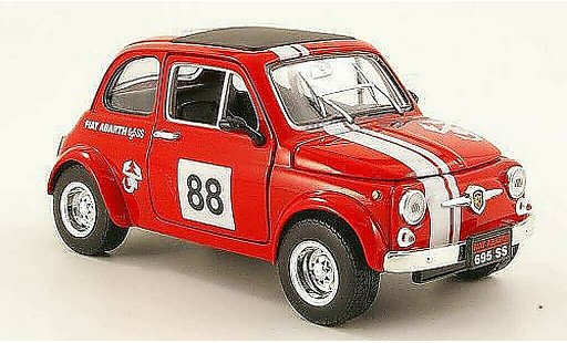 Fiat 500 Abarth 1/18 Mondo Motors 695ss rouge no.88 miniature