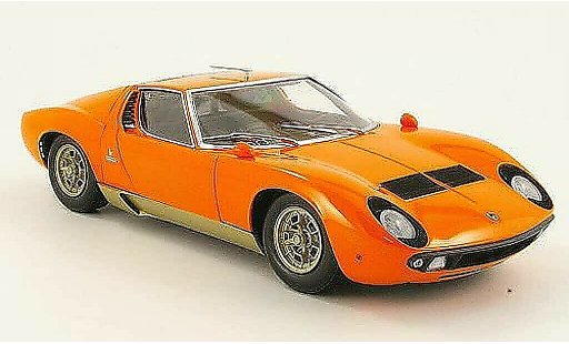 Lamborghini Miura P400 1/18 Kyosho s orange miniature