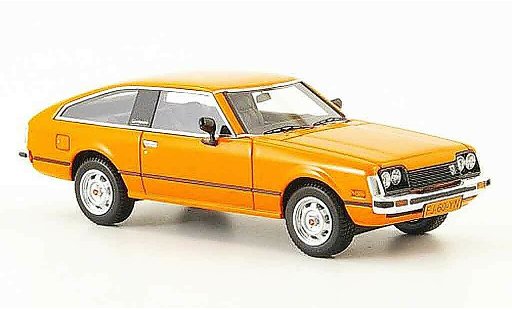 Toyota Celica Mk2 1/43 Neo (a40) orange miniature