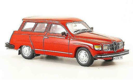 Saab 95 GL 1/43 Neo rouge edition liavecee 300 1979 miniature