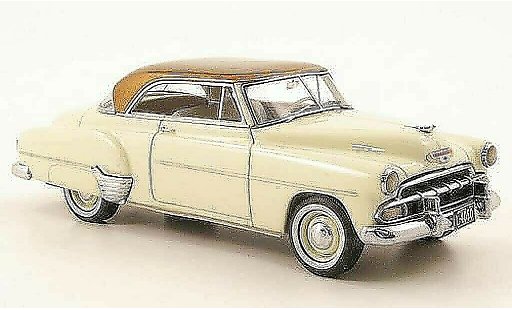 Chevrolet De Luxe Coupe 1/43 Neo HT creme/gold 1952 miniature