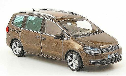 Volkswagen Sharan Base 1/43 Minichamps marron 2010 miniature