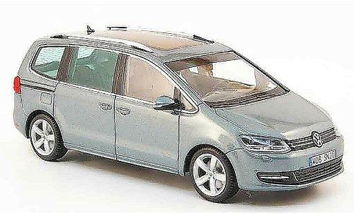 Volkswagen Sharan Base 1/43 Minichamps ii bleu 2010 miniature