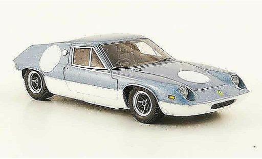 Lotus 47 GT 1/43 Ebbro grise metallisee bleu blanche miniature