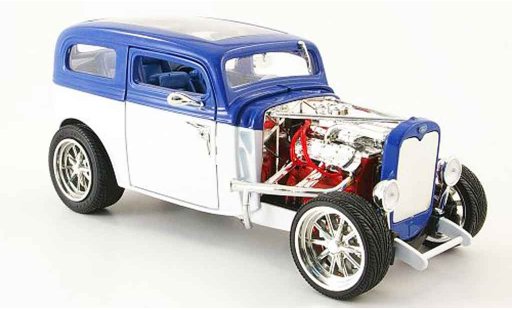 Ford Model A Custom 1/18 Yat Ming blanche/bleu 1931 miniature