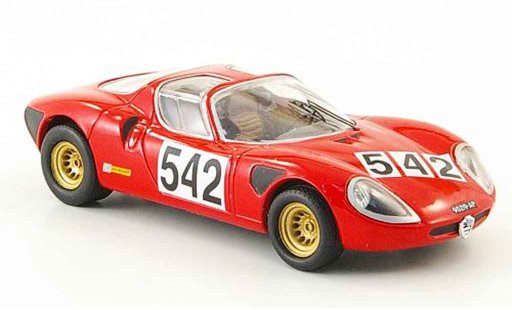 Alfa Romeo 33.2 stradale 1/43 M4 1968 no.542 p.laureati cappo carotti miniature