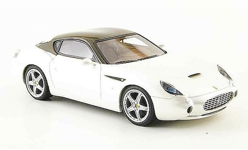 Ferrari 575 GTZ 1/43 Look Smart zagato blanche marron miniature