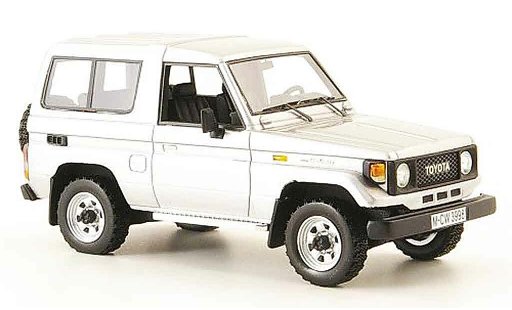Toyota Land Cruiser Base 1/43 Neo grise metallisee liavec. auflage 300 1985 miniature