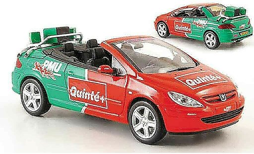 Peugeot 307 CC 1/43 Norev pmu quinte tour de france 2004 miniature