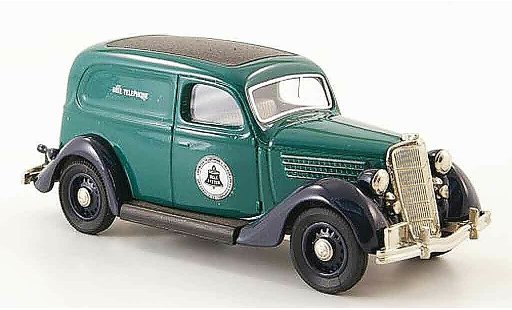 Ford 35 Type Flotte 1/43 Rextoys 48 Bell Telephone verte noire 1935 miniature