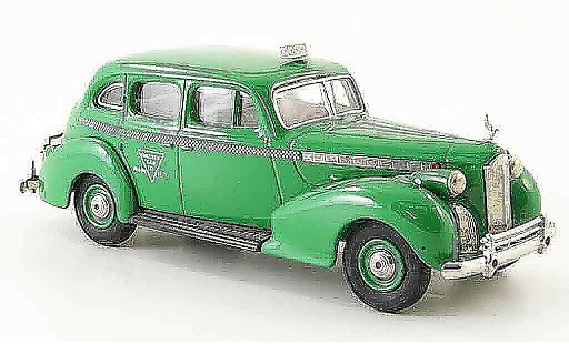 Packard Super 8 Sedan 1/43 Rextoys Taxi verte Checker Cab 1940 miniature