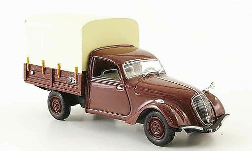 Peugeot 202 Fourgonnette 1/43 Norev camionette marron plateau miniature