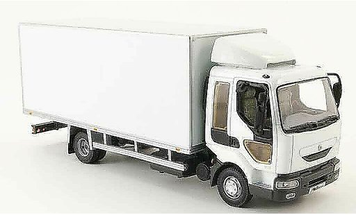 Renault Midlum Base 1/43 Norev blanche malle lkw miniature