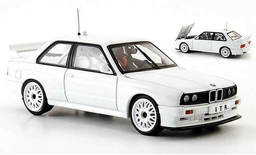 Bmw M3 dtm 1/43 Autoart E30 blanche Plain Body Version 1991 miniature