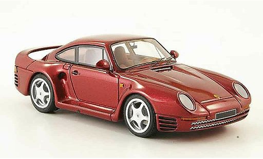 Porsche 959 1984 1/43 Look Smart rouge miniature
