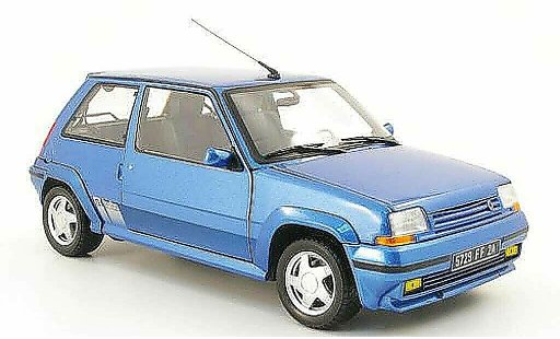 Renault 5 Turbo 1/18 Norev GT bleu 1988 miniature