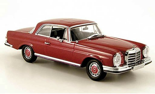 Mercedes 280 SE 1/43 Minichamps 3.5 Coupe (W111) rouge Sondermodell MCW 1970 miniature