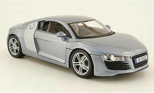 Audi R8 4.2 fsi 1/18 Maisto 5.2 grise clair miniature