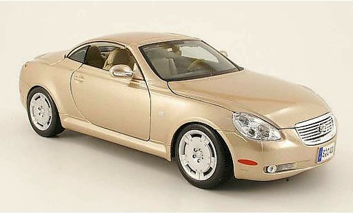 Lexus SC 430 1/18 Maisto beige toit ferme 2002 miniature