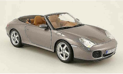 Porsche 911 4S 1/18 Maisto Cabriolet grise 2003 miniature