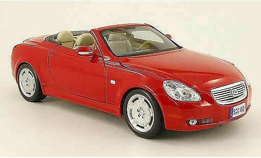 Lexus SC 430 1/18 Maisto rouge decapotable 2001 miniature