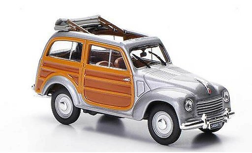 Fiat 500 Giardiniera 1/43 Norev Legno grise 1949 miniature