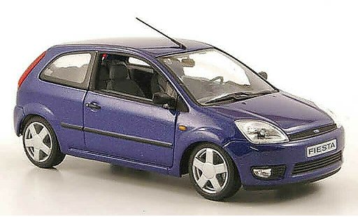 Ford Fiesta MKIV 1/43 Minichamps bleu 3-portes miniature