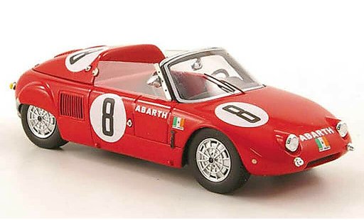Abarth 700 Spyder 1/43 Spark No.8 24h Le Mans P.Frescobaldi / R.Cammarota 1961 miniature