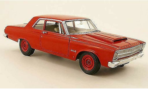 Plymouth Belvedere Belvedere II 1/18 Highway 61 r01 rouge 1965 miniature