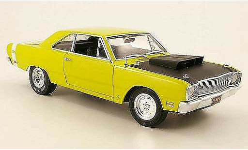 Dodge Dart 1968 1/18 Highway 61 superstock jauneverte/noir miniature