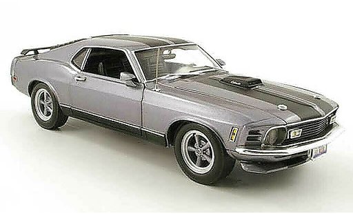 Ford Mustang Mach 1 1/18 Highway 61 1custom grise miniature