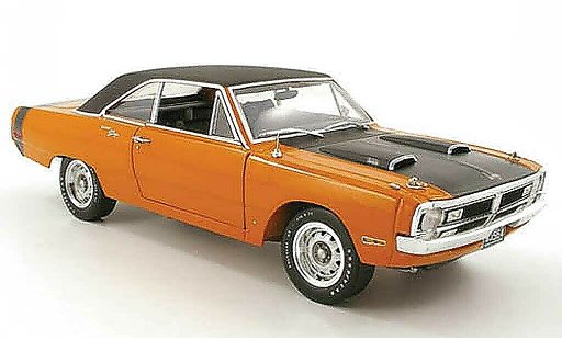 Dodge Dart 1970 1/18 Highway 61 swinger orange/noir miniature