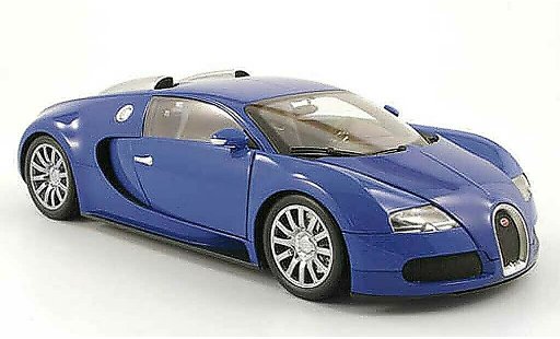 Bugatti Veyron coupe 1/18 Minichamps 16.4 bleu 2010 miniature