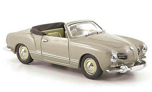 Volkswagen Karmann Ghia Cabriolet 1/43 Minichamps Ghia grise 1957 miniature
