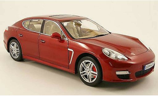 Porsche Panamera Turbo 1/18 Norev rouge 2009 miniature