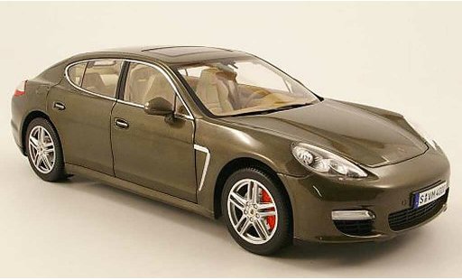 Porsche Panamera Turbo 1/18 Norev marron 2009 miniature