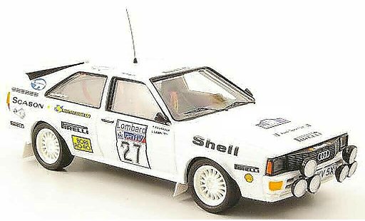 Audi Quattro rallye 1/43 Trofeu No.27 Lampi/Kuukkala RAC Rally 1982 miniature