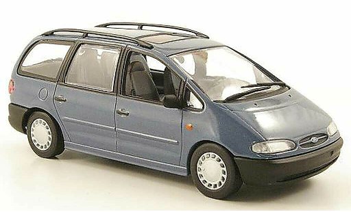 Ford Galaxy Berline 1/43 Minichamps MKI bleugrise 1995 miniature