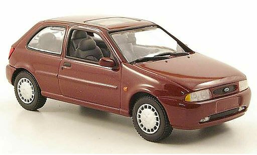 Ford Fiesta MKIV 1/43 Minichamps rouge 3-portes miniature